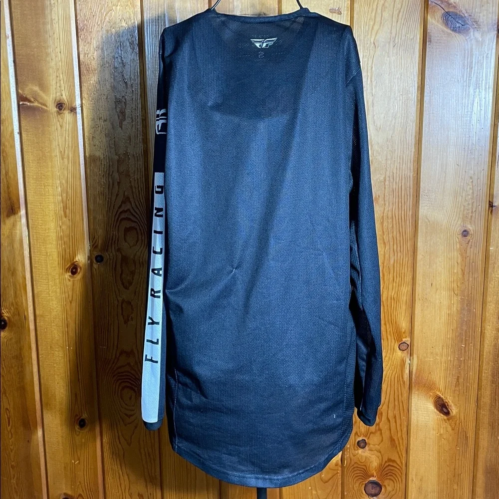 Fly Racing Black Long Sleeve Jersey kinetic mesh size small dirtbike moto bike